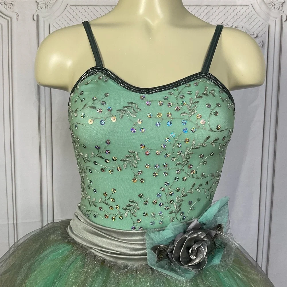 Curtain Call Costumes Style E1189 “Julep Beauty” Girls Sz CLA Ballet Dress TuTu - Picture 3 of 9